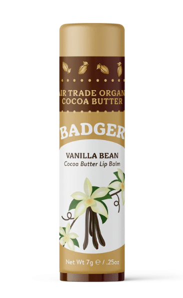 Badger Lip Balm Vanilla Bean, 7 g
