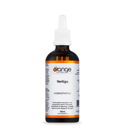 Orange Naturals - Vertigo Homeopathic Remedy, 100Ml