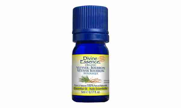 Divine Essence Organic Vetiver Essential Oil, 5 mL