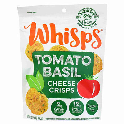 Whisps Tomato Basil Cheese Crisps - 60G