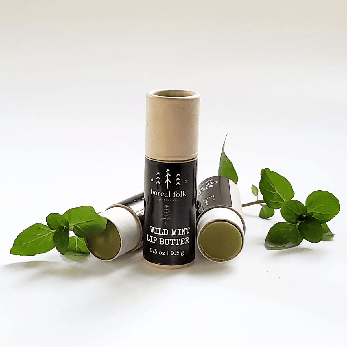 Boreal Folk Apothecary Lip Butter: Wild Mint - 9.5G