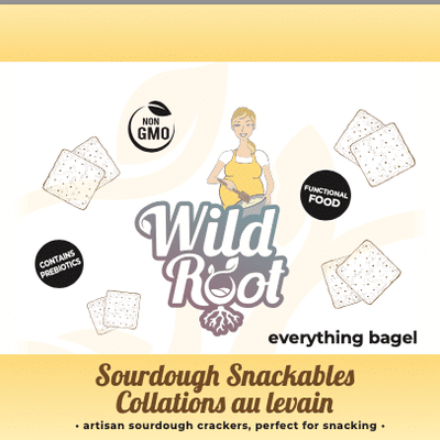 Wild Root Sourdough Snackables, Everything Bagel, 170 g