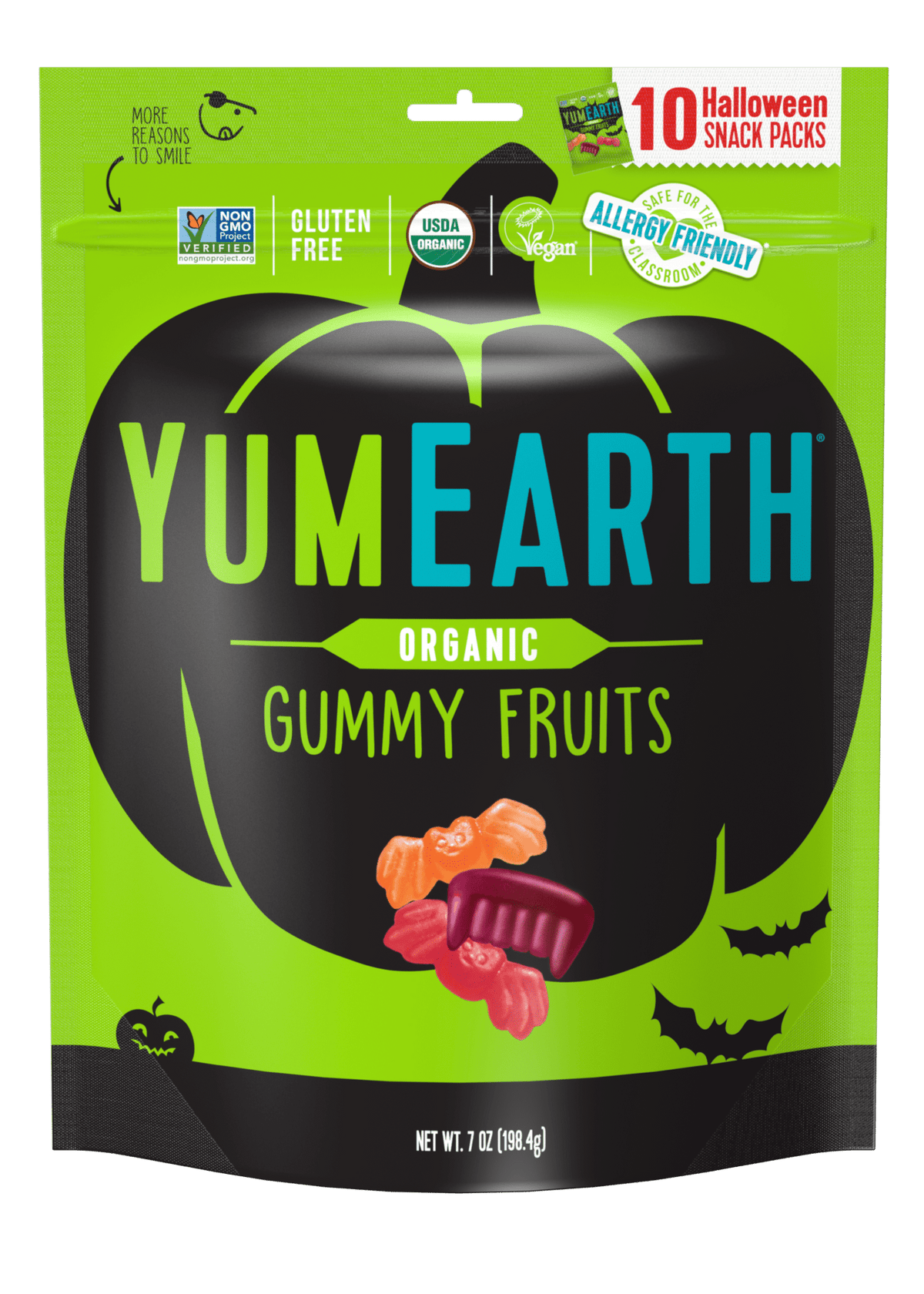 Yum Earth - Halloween Gummy Fruits, 213G
