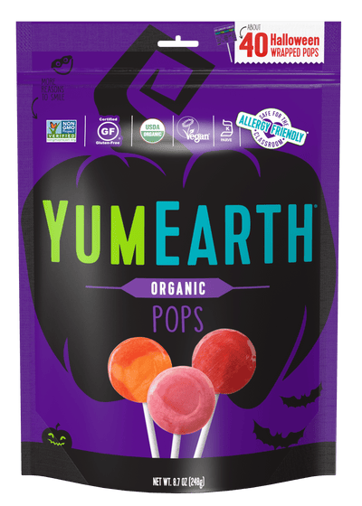 Yum Earth - Halloween Fruit Pops, 371G