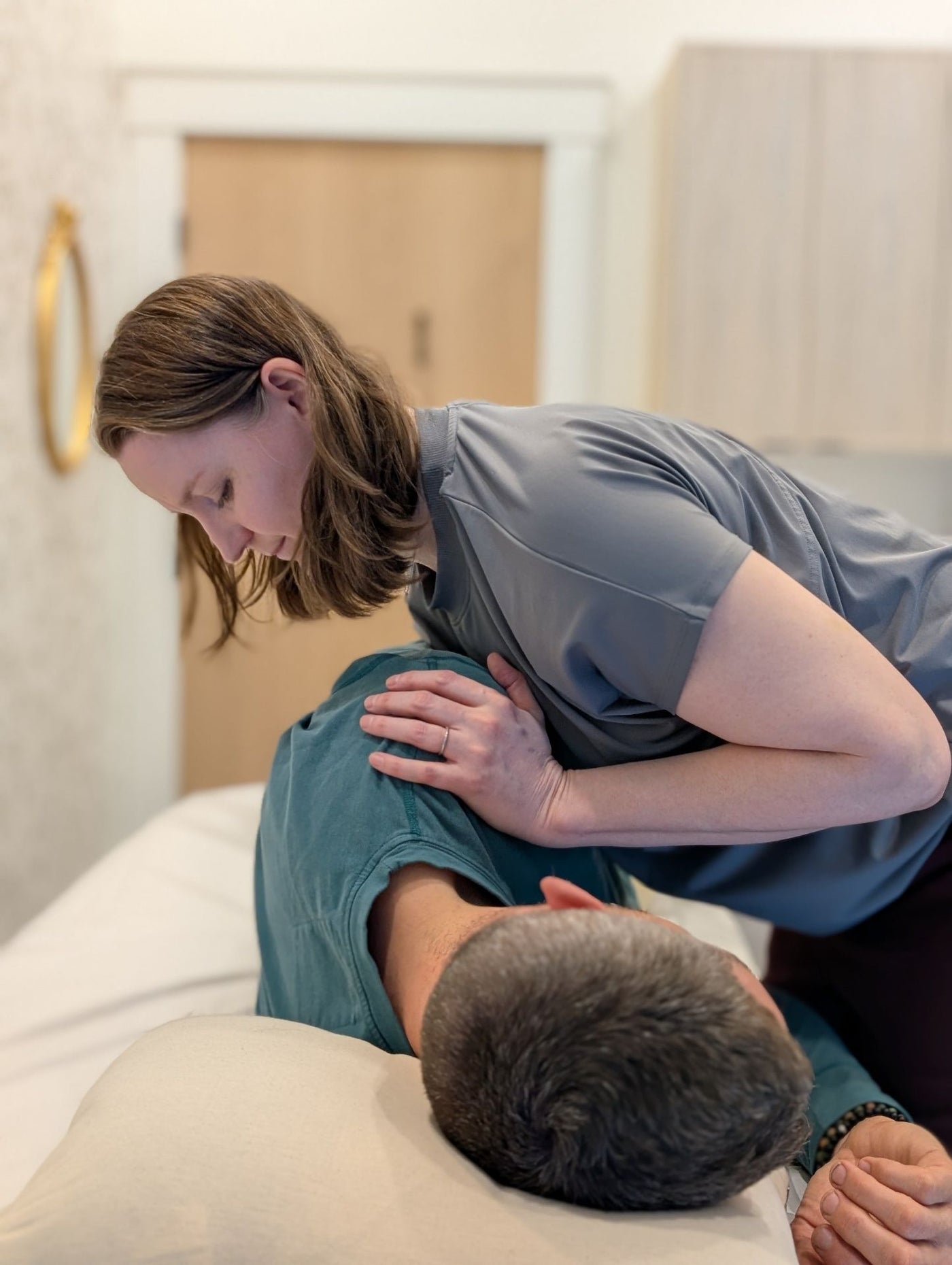 Osteopathic treatment session